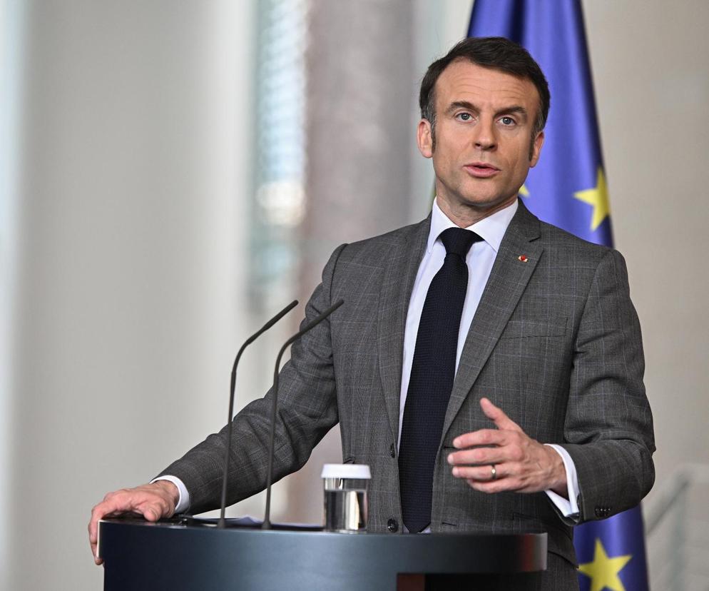 Francja/Macron ponownie nie wykluczył operacji lądowych na Ukrainie