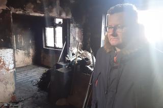 Pan Czarek stracił warsztat w pożarze. Mieszkańcy pomagają go odbudować [ZDJĘCIA]