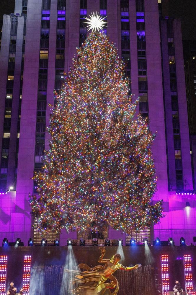 Choinka w nowojorskim Rockefeller Center została rozświetlona