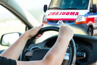 Trzy nastolatki w szpitalu po zderzeniu z karetką! To stało się tuż przed wypadkiem