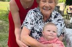 M jak miłość nowy sezon. Jagoda (Katarzyna Kołeczek), Dorotka (Klara Madeńska), Barbara (Teresa Lipowska) na planie