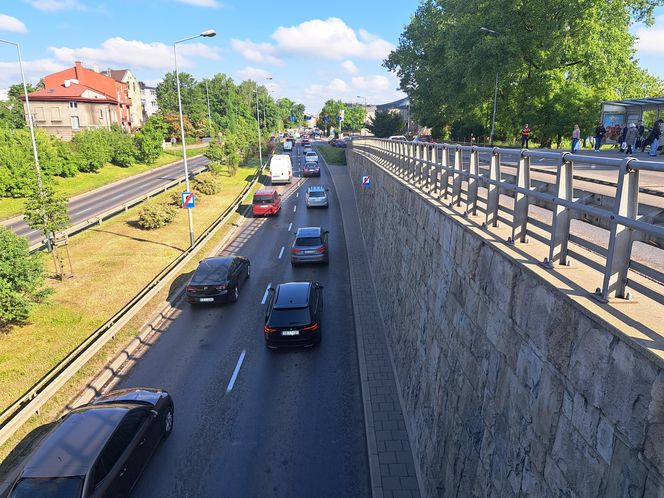 Remont mostu Grunwaldzkiego w Krakowie