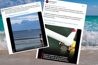 Katastrofa lotnicza na oceanie! Samolot koziołkował w wodzie, potem stał się cud