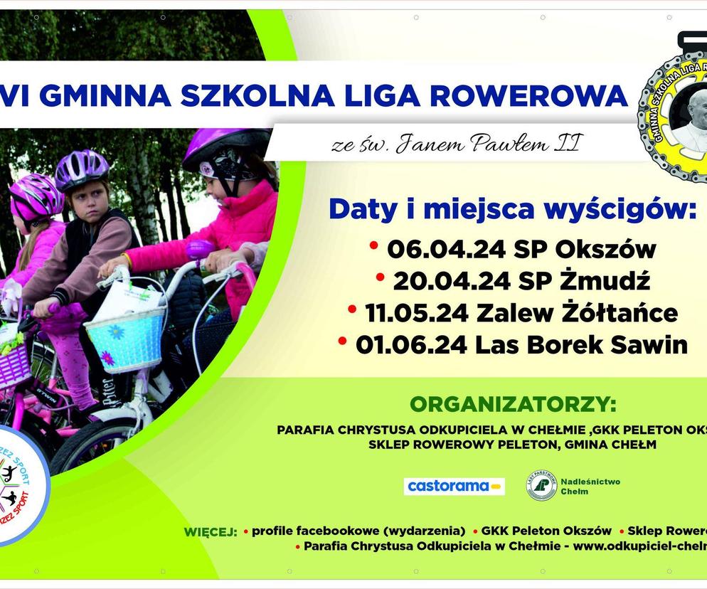 VI Gminna Szkolna Liga Rowerowa ze Świętym Janem Pawłem II