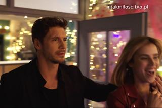 M jak miłość po wakacjach 2023. Marcin (Mikołaj Roznerski), Kama (Michalina Sosna)