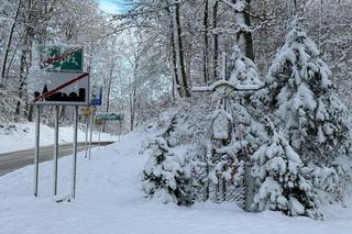 Atak zimy na Warmii i Mazurach