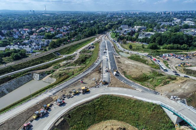 Węzeł Mistrzejowice - budowa. Zobacz jak powstaje jeden z najbardziej skomplikowanych obiektów na S7