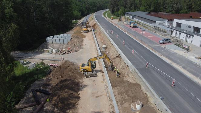 Obwodnica Starachowic z lotu ptaka (czerwiec 2024)