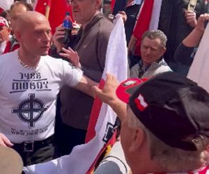 Incydent w Warszawie. Faszyści na marszu! Doszło do szarpaniny