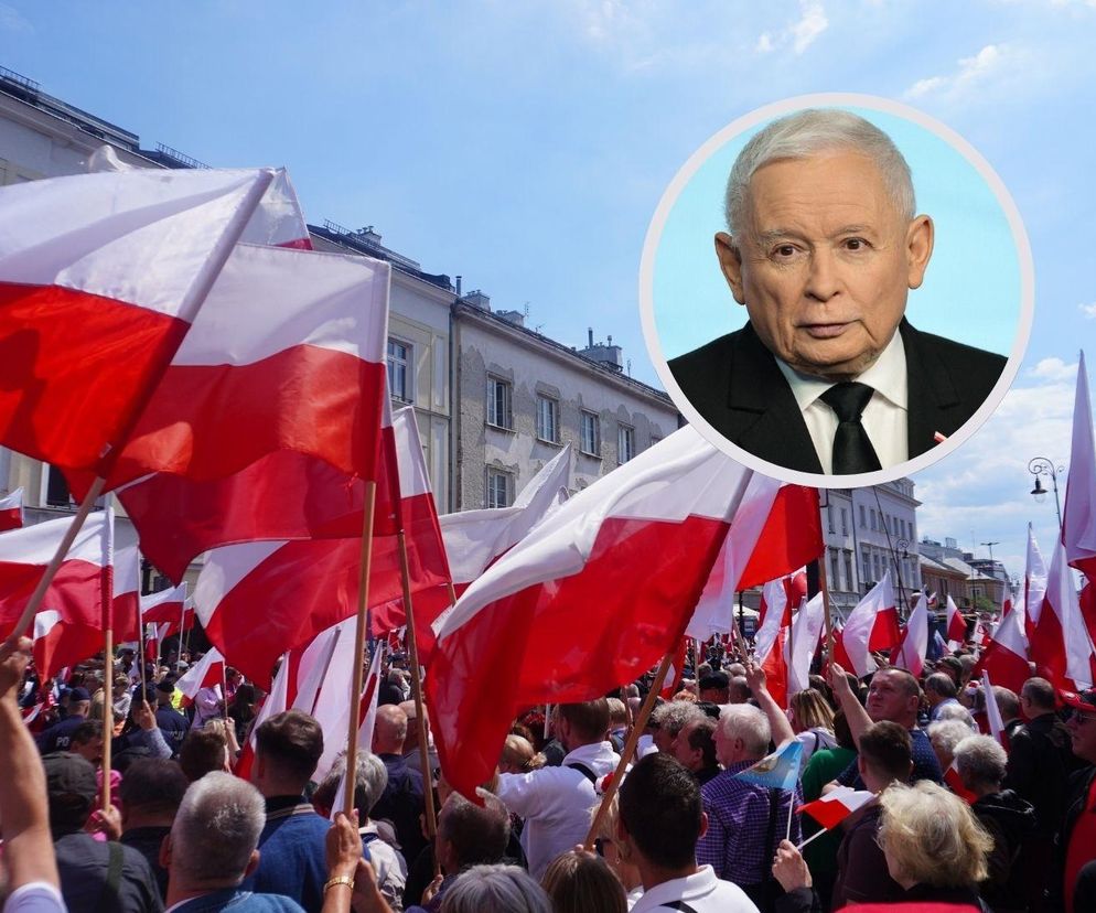 Wielka manifestacja PiS w Warszawie. Na każdym kroku w Polsce szerzy się ZŁO