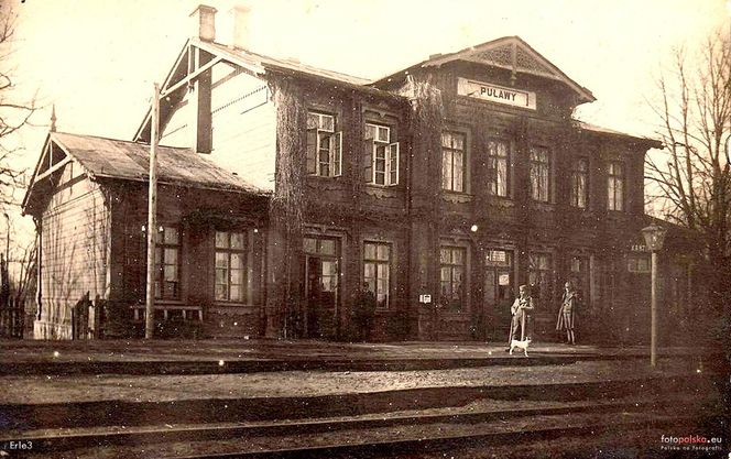 Dworce kolejowe w woj. lubelskim 100 lat temu