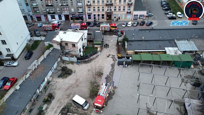 Pożar bazaru Różyckiego. To kolejny raz w ostatnich miesiącach