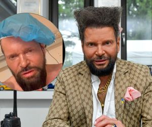 Rutkowski bada się na serio, ale wygląda jakby żartował. Czepek na bakier, tors na wierzchu, wyniki na Insta