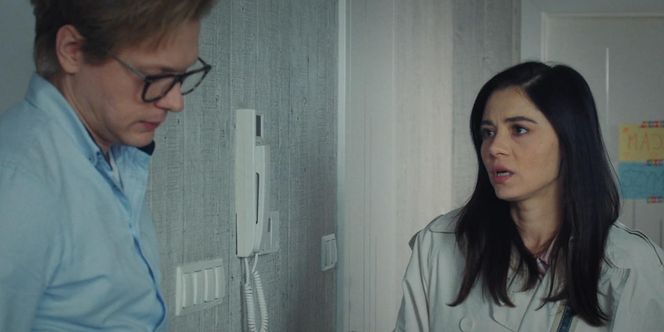 M jak miłość odc. 1879. Iza (Adriana Kalska), Radek (Philippe Tłokiński)