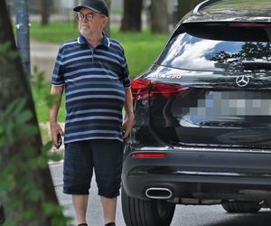 Edward Miszczak i Anna Cieślak na bazarku