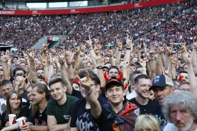 Koncert AC/DC w Warszawie (4.07.2025) - część druga. Organizatorem koncertu jest Live Nation