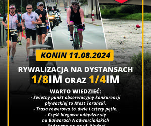 W niedzielę zawody triathlonowe w Koninie będą utrudnienia