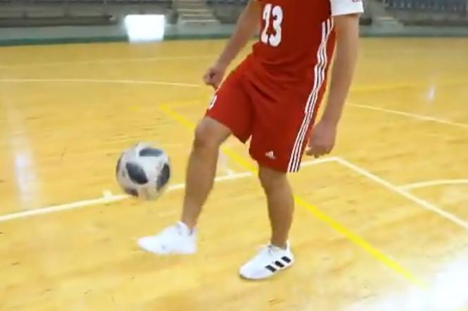 Siatkówka, piłka nożna, Jakub Popiwczak, żonglerka, Euro 2020