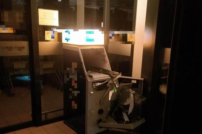 Włamanie do bankomatu w gminie Zagnańsk