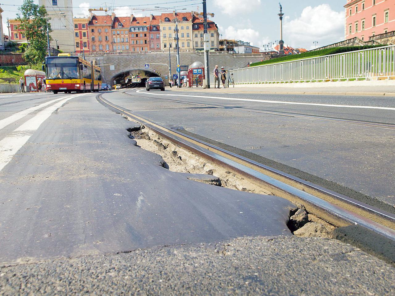 Tak remontują tramwajarze