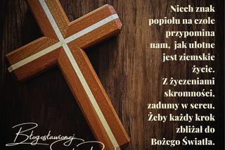 Obrazki z życzeniami na Środę Popielcową