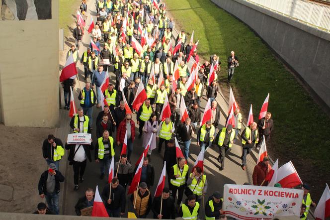 Rolnicy protestują w Gdańsku