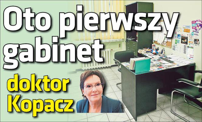 Oto pierwszy gabinet doktor Kopacz