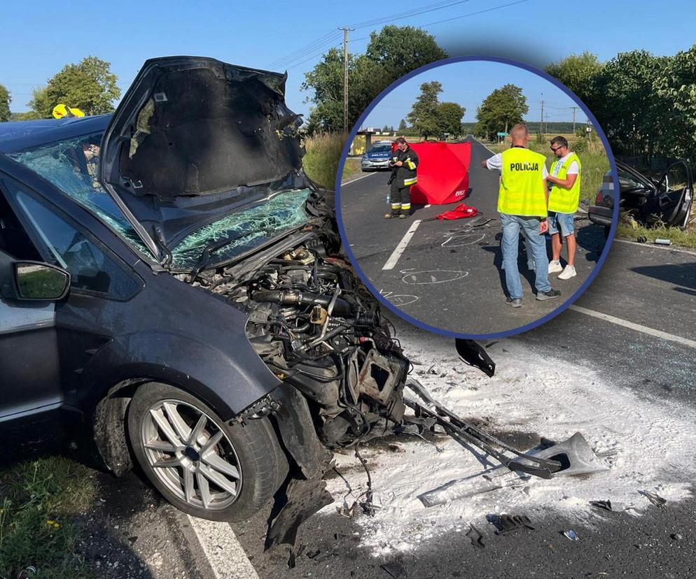 Śmiertelny wypadek pod Golubiem-Dobrzyniem. Kobieta i mężczyzna nie żyją, dziecko w szpitalu [ZDJĘCIA].