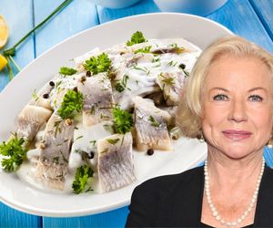 Śledzie Bożeny Dykiel – prosty przepis, który zawsze robi oszałamiające wrażenie