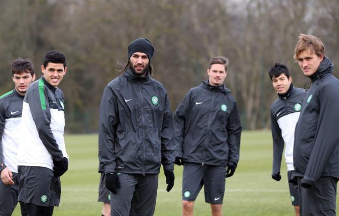 Celtic, trening przed meczem z Juventusem