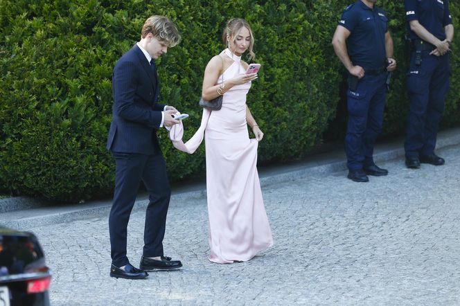 Angelika Mucha wystroiła się na przyjęcie u ambasadora USA. Taką sukienkę wybrała