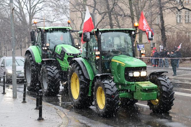 Protest rolników w Poznaniu 