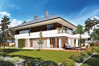 Nowoczesne domy piętrowe 