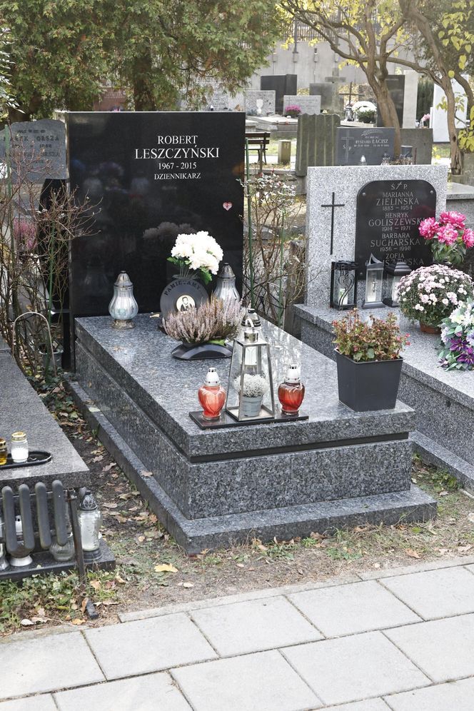 Tak wygląda grób Roberta Leszczyńskiego