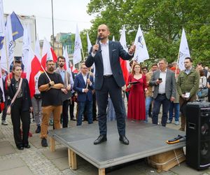 Pikieta Stop Migracji w Warszawie