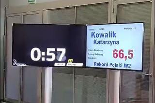 Katarzyna Kowalik ustanowiła rekord Polski 