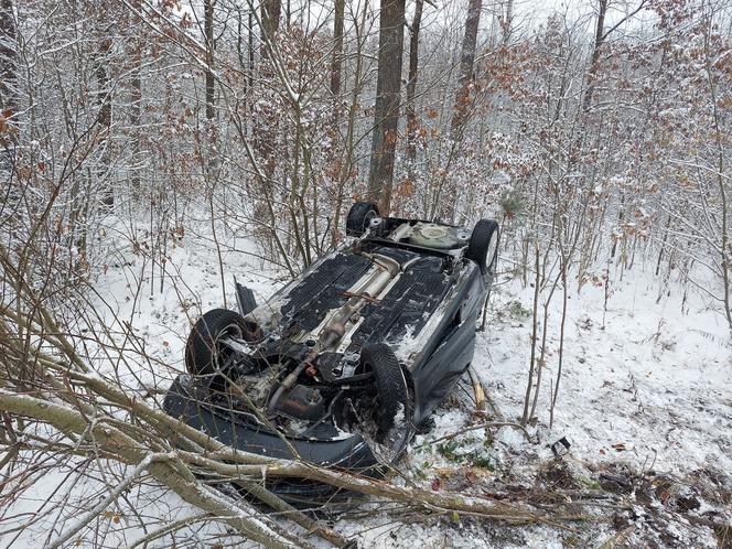 Wypadek na trasie Starachowice- Lubienia 24.11.22