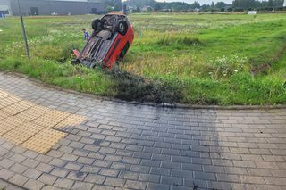 Dachowanie samochodu na DK-50