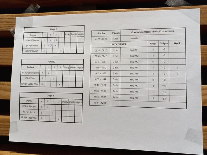 Na co dzień ratują, a dziś grają. Strażacka rywalizacja na parkiecie w Lesznie