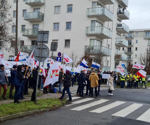 Protest pracowników wodociągowych w Poznaniu