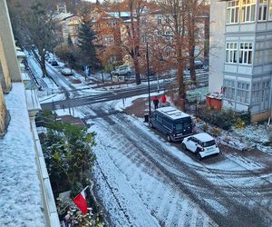 Pierwszy śnieg w tym roku. Pomorze pokryte białym puchem