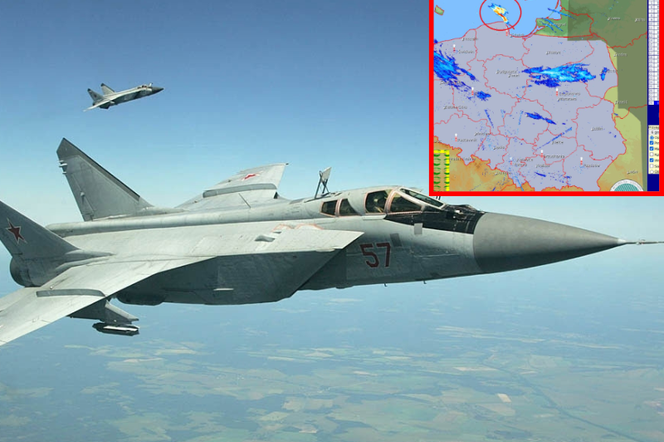Lotnictwo wojskowe nad Morzem Bałtyckim? Tak pokazują radary pogodowe 