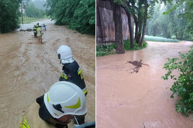 Burze i ulewy w Małopolsce