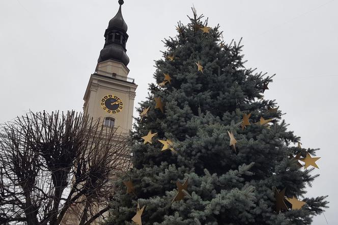 Jutro (27.12.) Ratusz w Lesznie podświetlony na biało-czerwono