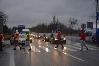 Blokada drogi krajowej DK7