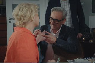 M jak miłość, odcinek 1816. Marta (Dominika Ostałowska), Jacek (Robert Gonera)