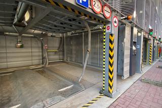 Automatyczny parking przy ulicy Tylnej Mariackiej w Katowicach