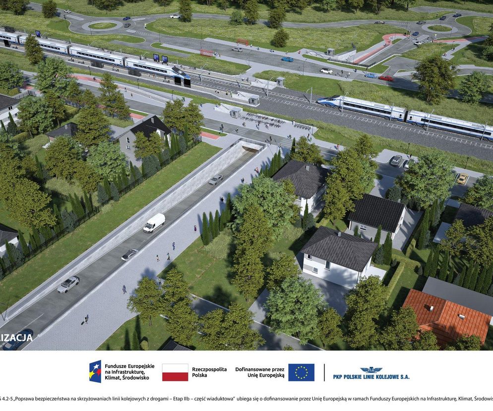 Tunel kolejowy w Wesołej