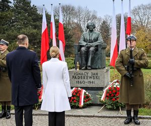 Marta Nawrocka w czasie obchodów Narodowego Święta Niepodległości