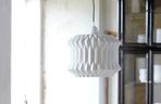 Klosz lampa origami